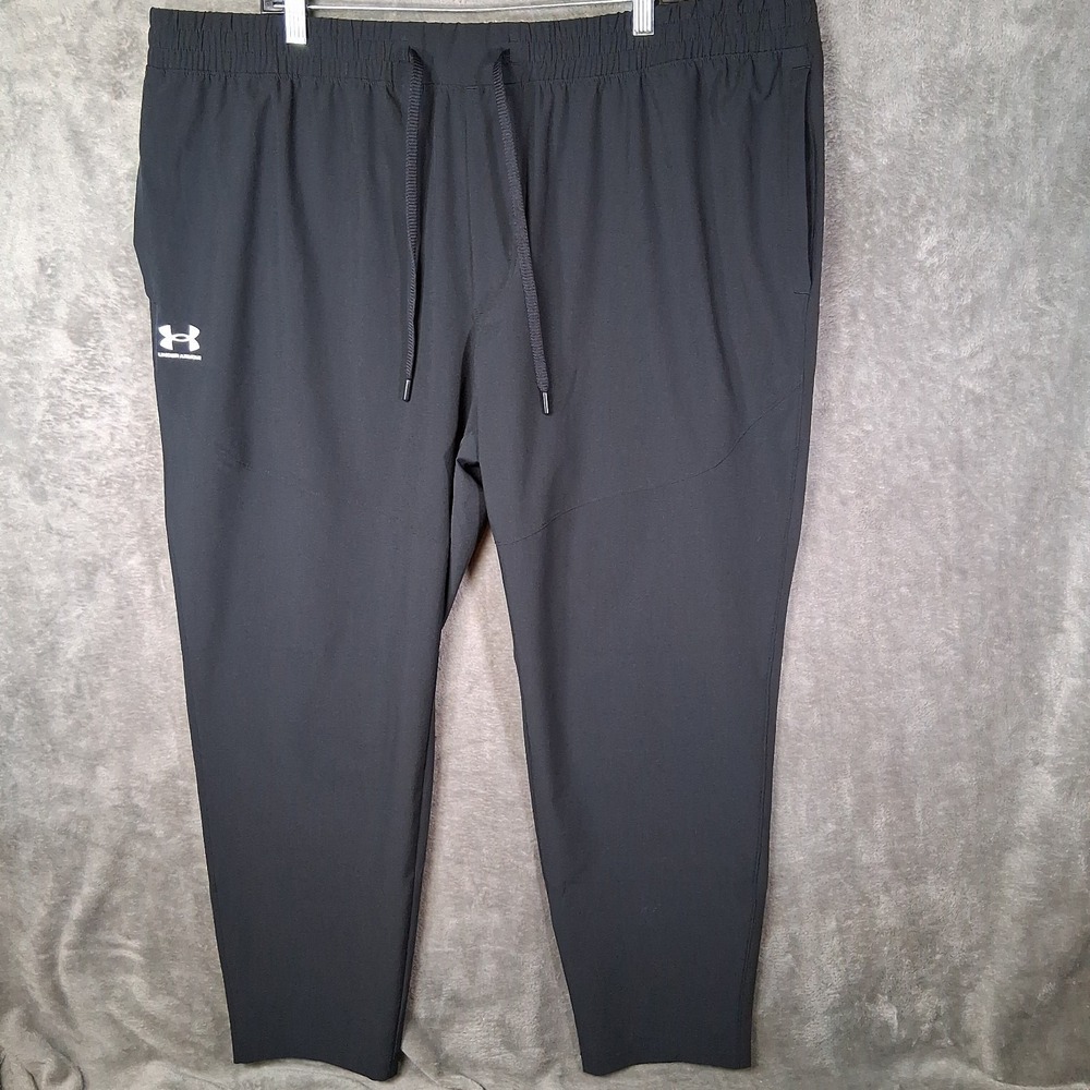 Under Armour Vibe Woven Pants Mens Size 3XL Black UA Storm 4 Way Stretch NWOT